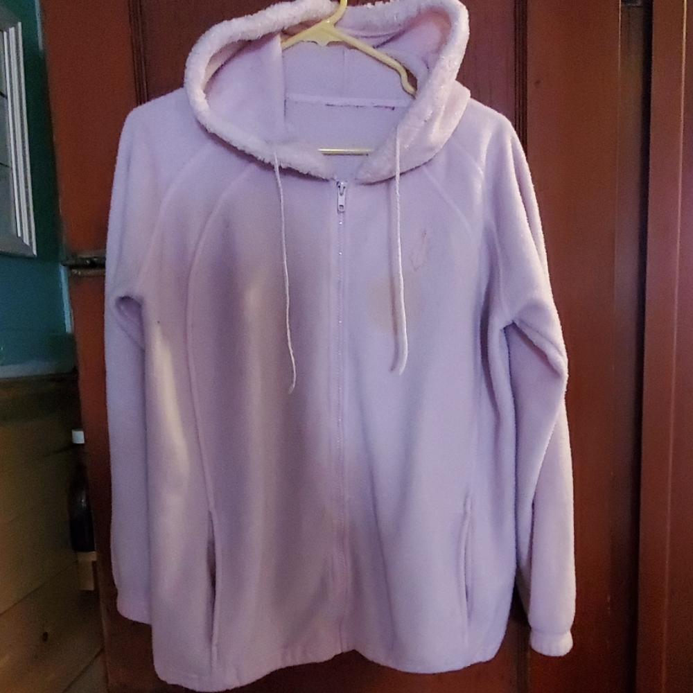Fleece jacket hoodie